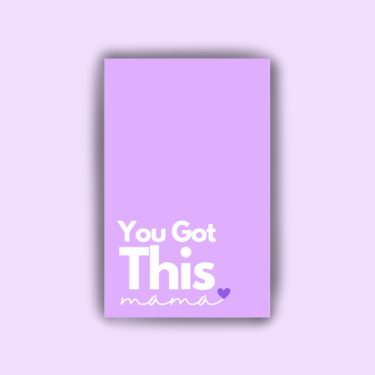 You Got This Mama Journal: Purple